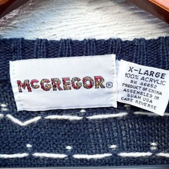 Vintage McGregor Acrylic Fair Isle Sweater - Picture 4 of 7